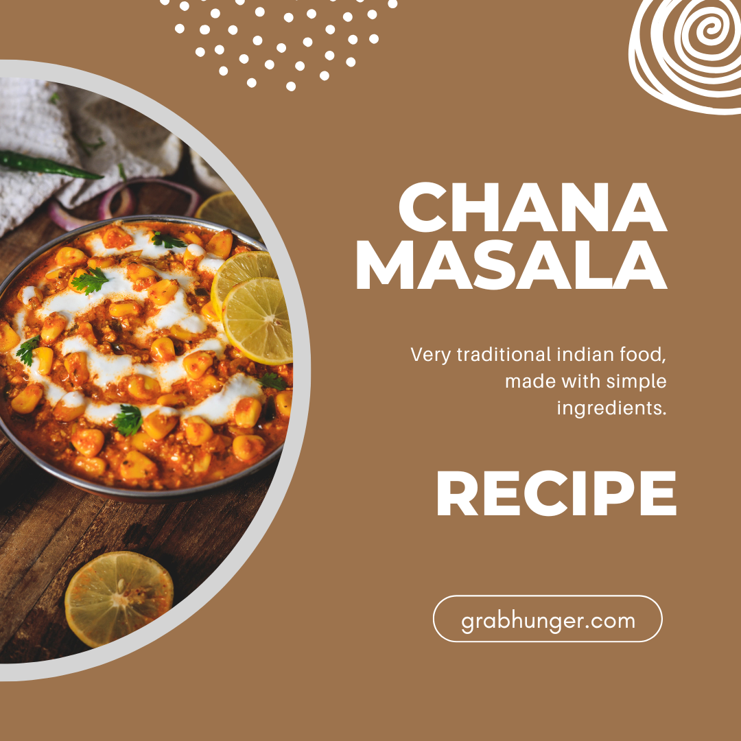 Grabhunger - Online Platform for Food Delivery and Meal Ordering Chana Masala