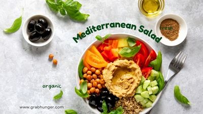 Mediterranean Salad Everybody knows that a Mediterranean diet will add to a healthy lifestyle, prevent the risk of heart disease, improve digestion, and even help lose weight.
